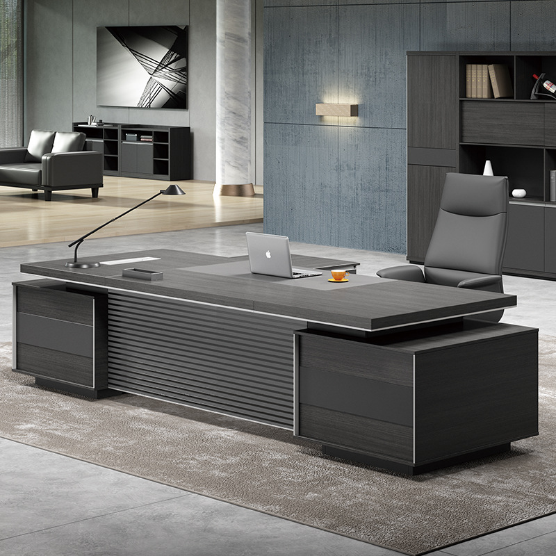 Modle DBT004 Dio Light Luksus Enkelt Moderne Kontor Enkelt Manager Skrivebord Executive Computer Skrivebord, Høj-ende Office Executive Desk.